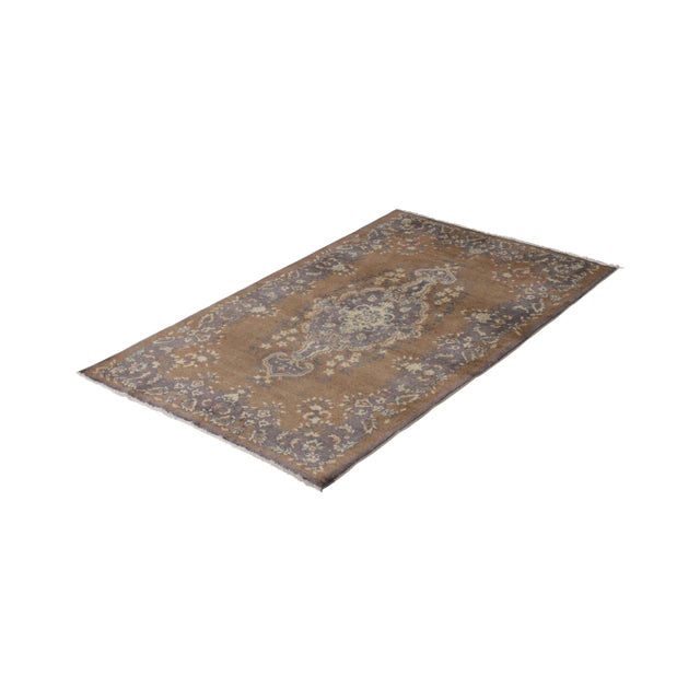 A 4x6 vintage rug of Sivas design, hand knotted in wool originating from Turkey circa 1950-1960. A rare sibling of two 4x6...