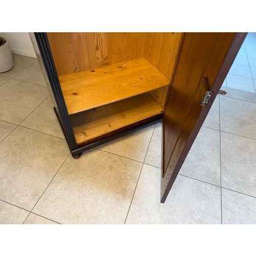 Antique Gründerzeit Walnut Veneered Wardrobe For Sale - Image 13 of 16