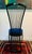 Postmodern Dining Chair Highback Italian Style in Blue For Sale - Image 3 of 8