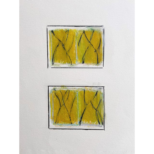 For your art collection, a vintage, lush abstract oil pastel by Paul Rinaldi. Completed on 15” x 22” paper, ready for...