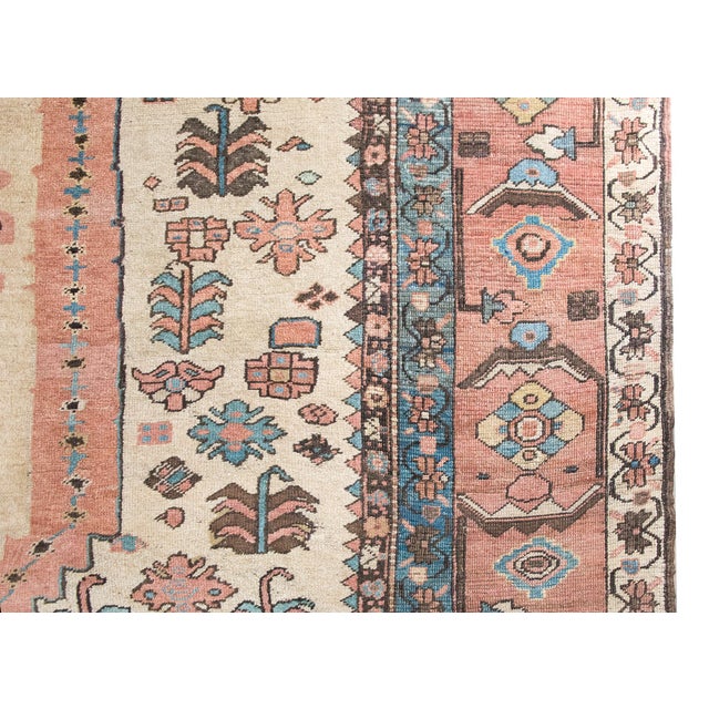 Late 19th Century Late 19th Century Persian Bakhshaish Serapi Rug For Sale - Image 5 of 15