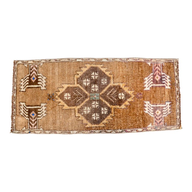 Vintage Mid Century Turkish Rug For Sale