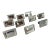 1990s Napkin Rings Picture Frame Place Card Holders Silver Tone Metal - Set of 10 For Sale