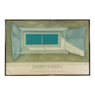 1981 James Harrill Original Museum Exposition Poster For Sale