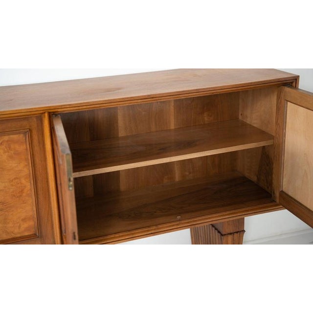 Mid-Century Art Deco Style Wooden Sideboard, Italy For Sale - Image 3 of 16