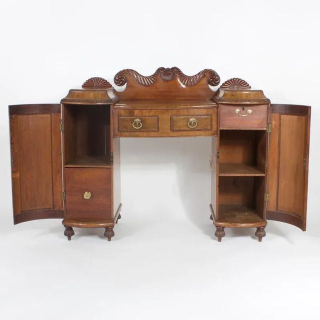 William IV Small English Mahogany Sideboard For Sale - Image 3 of 9
