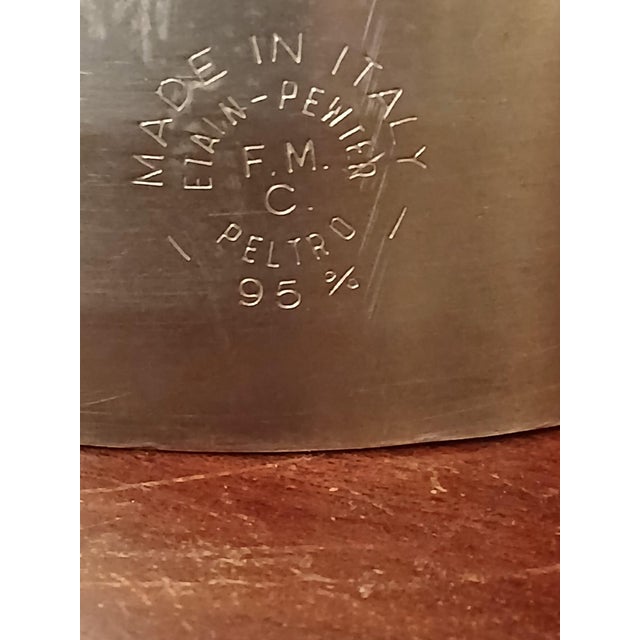 Vintage Murano Glass and Metal Vase, 1970s For Sale - Image 3 of 8