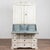 White Painted Danish Oak Tall Secretary Dated 1805 For Sale - Image 4 of 12