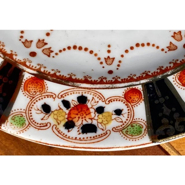 Traditional Antique Mayer & Sherratt Melba China Cake Plates- Set of 6 For Sale - Image 3 of 12