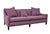 Modern Sofa in Purple Fabric, 2005 For Sale - Image 9 of 9