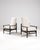Mid 20th Century 20th Century Scandinavian Wooden Folding Armchairs, a Pair For Sale - Image 5 of 12