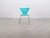 We are offering a beautiful turquoise Fritz Hansen Series 7 (model 3107) chair for sale. This stackable chair was designed...
