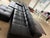 Contemporary Black Leather Tufty Time Sofa Attributed to B&b Italia For Sale - Image 3 of 4