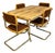 1981 Douglas Furniture of California Dining Table and Four Cantilever Chairs — 5 Pieces For Sale
