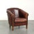 English Sheepskin Club Armchair in Dark Cognac For Sale - Image 13 of 13