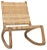 NOIR Las Palmas Rattan Rocking Chair, Teak For Sale - Image 10 of 10