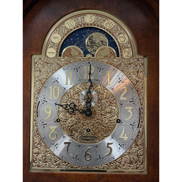 Howard Miller "Raymour" Broadmour Collection Grandfather Clock, Circa 1990s For Sale In San Francisco - Image 6 of 12