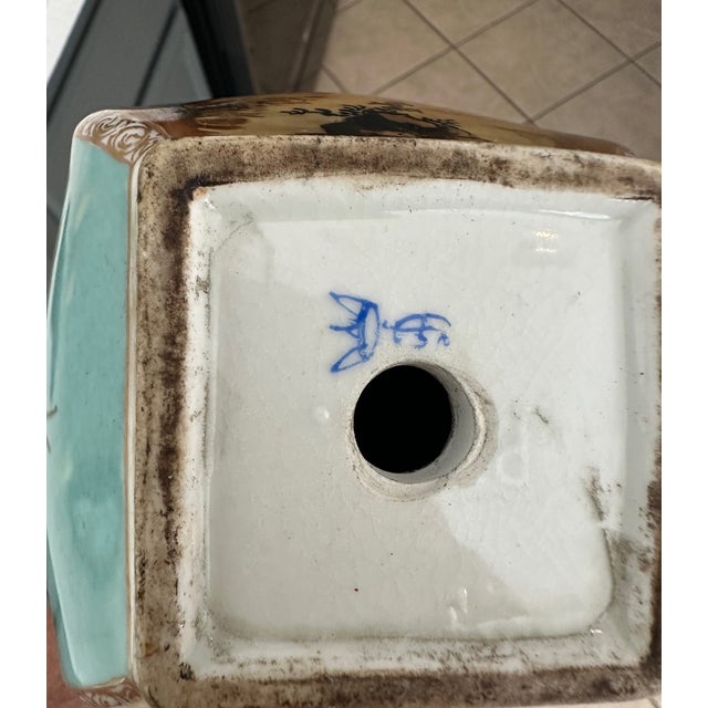 Pair 19th Century Helena Wolfsohn Dresden Porcelain Lamps For Sale - Image 14 of 16