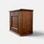 Antique danish oak cabinet produced during the late 19th / early 20th century. executed in dark stained oak with geometric...