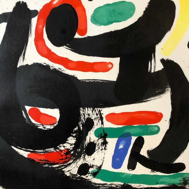Original Joan Miro Lithograph From Atelier Mourlot For Sale - Image 4 of 6
