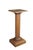 American Vintage Mission Arts & Crafts American Oak Sculpture Pedestal Plant Stand Column For Sale - Image 3 of 10