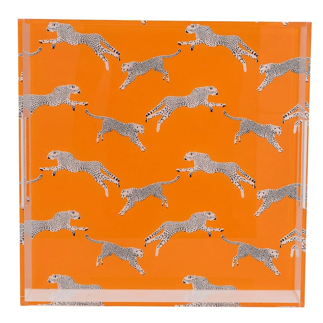 Leaping Cheetah by Scalamandre' is a signature pattern featuring cheetahs frolicking against a backdrop of saturated...