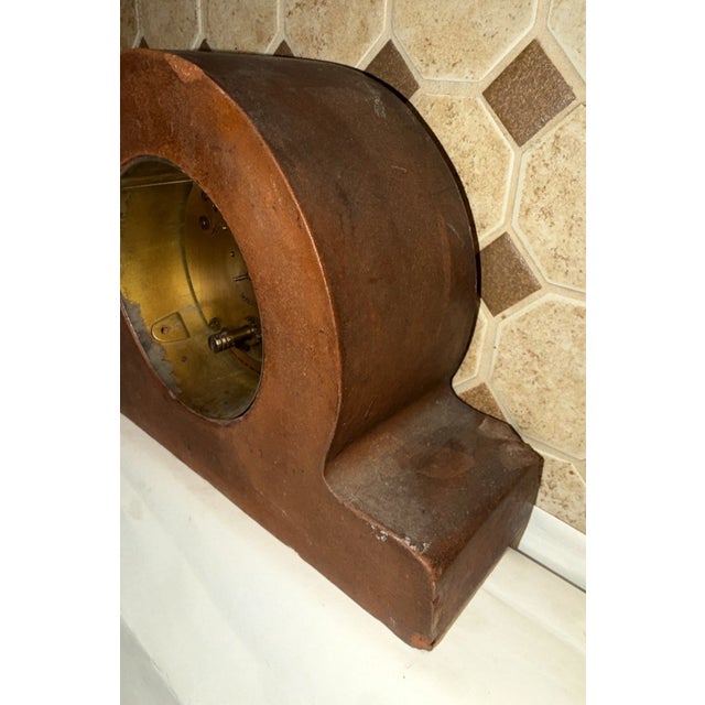 Antique English Advertising Desk or Mantel Clock - Whitaker Leeds Bricks For Sale In Los Angeles - Image 6 of 12