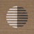 Traditional Schumacher Ando Hand Blocked Sisal Wallcovering In Ivory & Charcoal On Natural For Sale - Image 3 of 5
