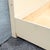 Wood Postmodern Cream Lacquer Laminate King Size Bedframe With Bullnose Nightstands For Sale - Image 7 of 12