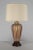 Metal Murano Glass Table Lamp by Seguso, Handblown Art Glass, Italy For Sale - Image 7 of 10