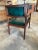 Vintage Walnut & Leather Arm Chair by Charlotte Chair Company For Sale - Image 4 of 10
