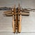 2010s Handmade Contemporary Wooden Wall Cross Abstract Wall Art For Sale - Image 5 of 14