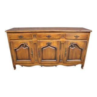 Country French Carved Sideboard For Sale
