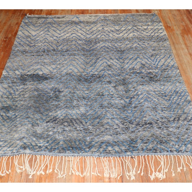 Vintage Inspired Moroccan Rug - 7'6" x 9'6" For Sale - Image 18 of 18