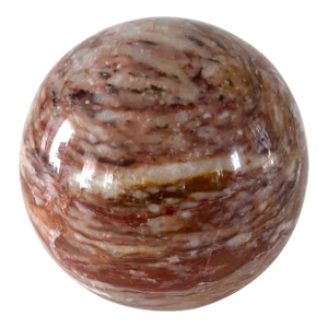 Marble Papeweight Orb 4"