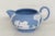 Wedgwood Wedgwood England Jasperware Blue Grecian Cameo Milk Creamer For Sale - Image 4 of 13