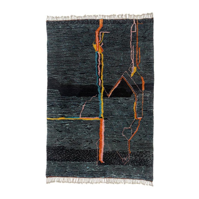 Hand-Knotted Wool Premium Rug by Azele Studio For Sale - Image 10 of 10