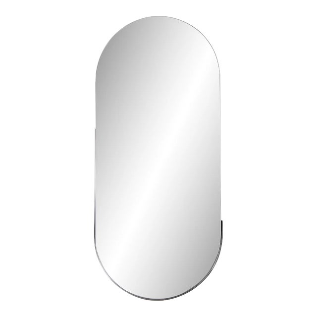 Dante Mirror, Black Steel For Sale