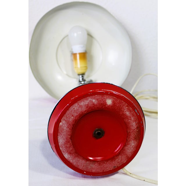 Vintage Space Age Desk Lamp, 1970s, in Very Good conditions. Designed 1970 to 1979 European Plug (up to 250V).The wiring...