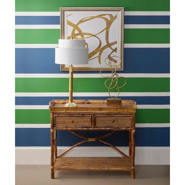 Our pieces are handmade with care, however, we cannot take custom requests. English Serving Console. Woven Front. Frame...