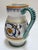 Ceramic Large Italian Hand Painted Ricco Deruta Pottery Water Pitcher For Sale - Image 7 of 11