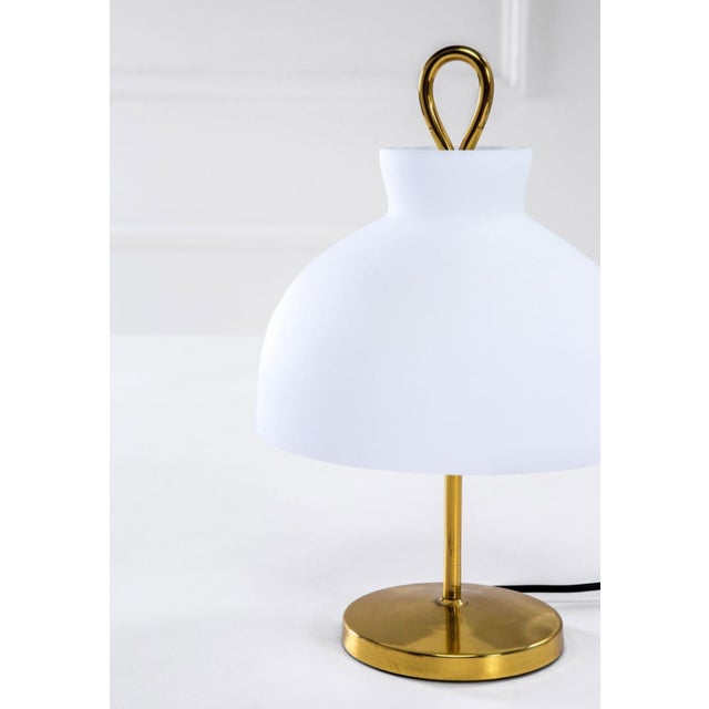 Vintage LTA3 Arenzano Small Model Table Lamp in Brass by Ignazio Gardella for Azucena, 1950s For Sale - Image 11 of 18