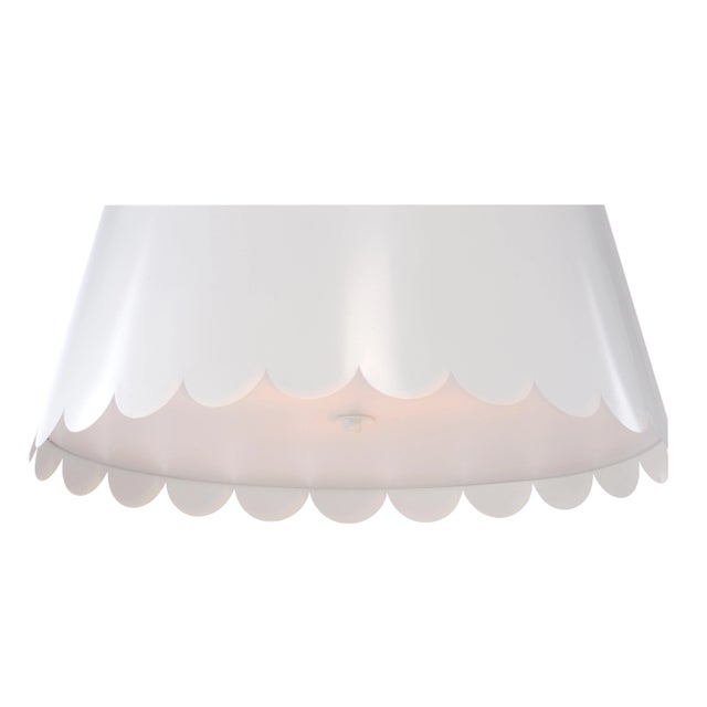 Traditional Meg Braff for Wildwood Mirasol Pendant, White, Large For Sale - Image 3 of 4