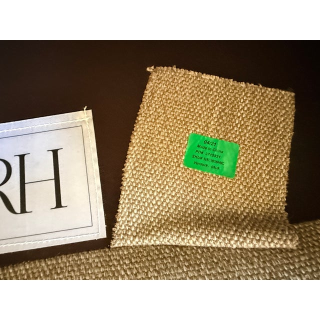 English Restoration Hardware English Roll Arm Two Seat Sofa For Sale - Image 3 of 8