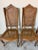 Vintage French Country Louis XV–Style Carved Wood Dining Chairs With Cane Backs — Set of 4 For Sale - Image 9 of 12