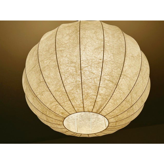 Large Vintage Cocoon Pendant Light from Goldkant Leuchten, 1960s For Sale - Image 14 of 17