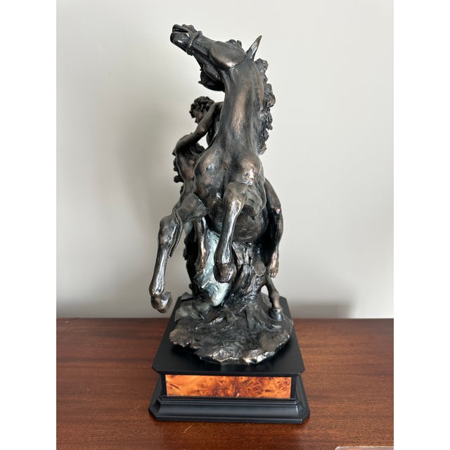 Renaissance Vintage 1993 Florence Giuseppe Armani the Embrace Lovers & Horse Sculpture #480m For Sale - Image 3 of 10