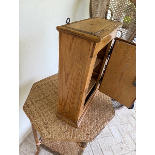 19th Century European Pine Hanging Cupboard For Sale - Image 9 of 12