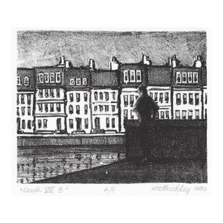 1980 Harry Buckley Dusk European Lithograph Artist's Proof For Sale