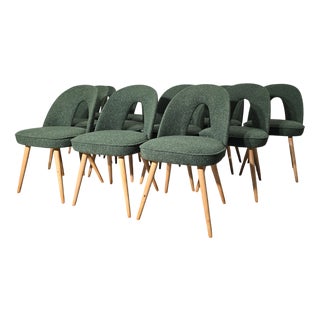 Vintage Dining Chairs by Antonin Suman, 1960s, Set of 12 For Sale